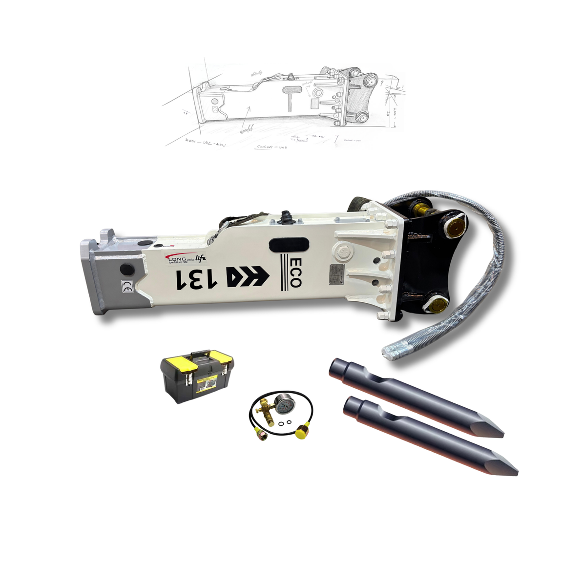 Martillo HANSUN HS-131 II LN (35.0-40.0 TN)