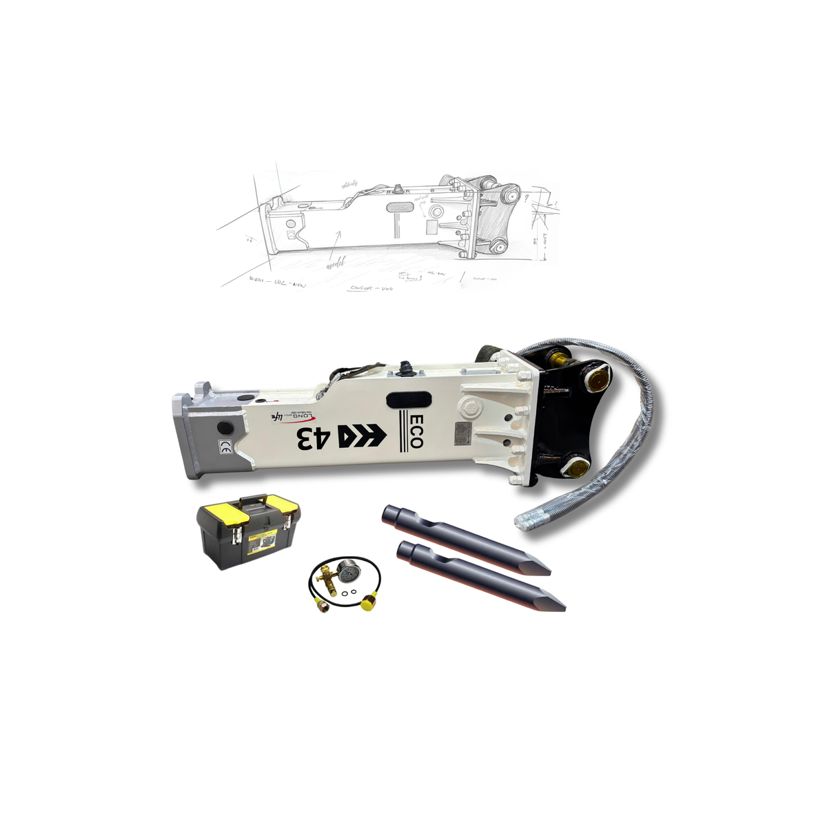Martillo HANSUN HS-43 II LN (6.0-9.0 TN)