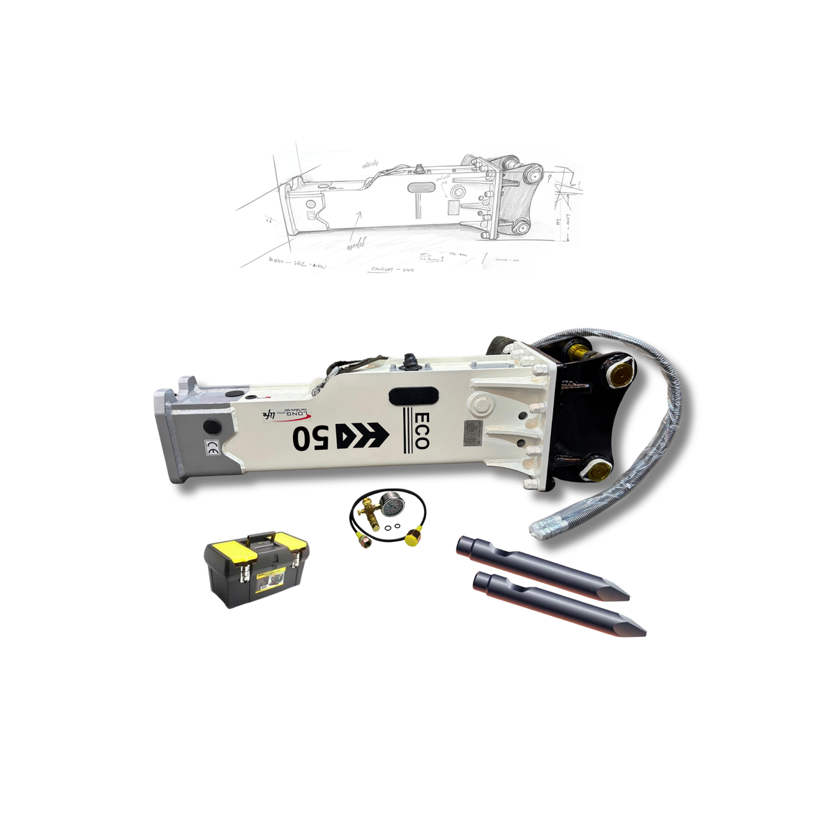 Martillo HANSUN HS-50 II LN (10.0-15.0 TN)