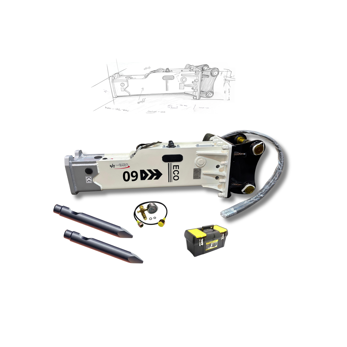 Martillo HANSUN HS-60 II LN (15.0-18.0 TN)